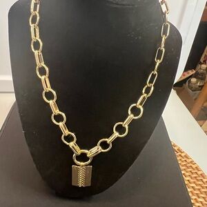 Park Lane Rectangle Pendant Necklace